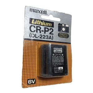 Lithium CR-P2 (DL-223A) PHOTO BATTERY Vintage Brand New Not Sure If It Stil Work